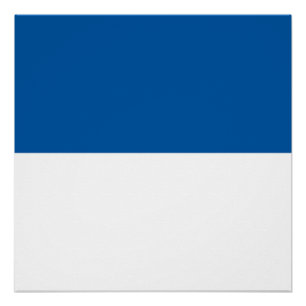 Flagge von Assen Poster