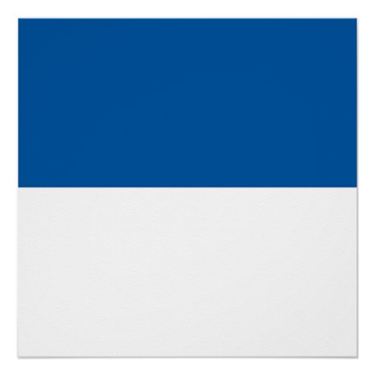 Flagge von Assen Poster (Vorderseite)