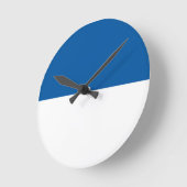 Flagge von Assen Runde Wanduhr (Winkel)