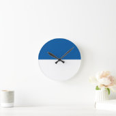 Flagge von Assen Runde Wanduhr (Zuhause)