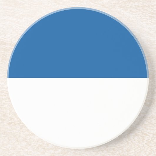 Flagge von Assen Sandstein Untersetzer (Vorne)