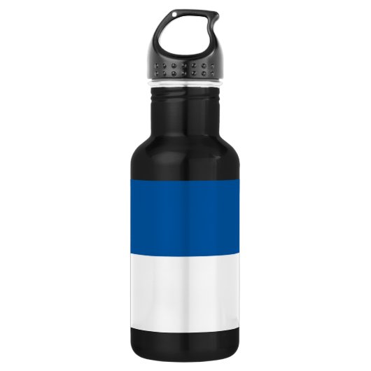 Flagge von Assen Trinkflasche (Vorderseite)