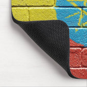 Flagge von Äthiopien Mousepad (Ecke)