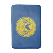 Flagge von Atlanta, Georgia Badematte (Vorderseite Vertikal)