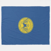 Flagge von Atlanta, Georgia Fleece Blanket (Vorderseite (Horizontal))