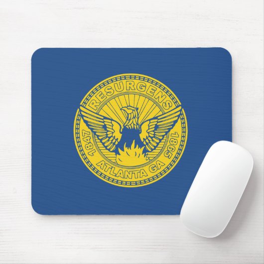 Flagge von Atlanta, Georgia Mouse Pad Mousepad (Mit Mouse)