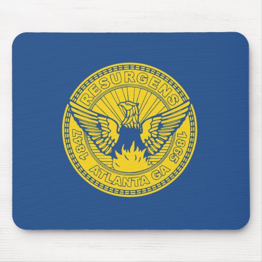 Flagge von Atlanta, Georgia Mouse Pad Mousepad (Vorne)