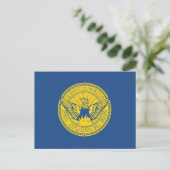 Flagge von Atlanta, Georgia Postkarte (Stehend Vorderseite)
