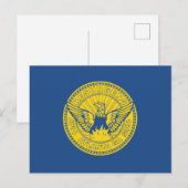 Flagge von Atlanta, Georgia Postkarte (Vorne/Hinten)