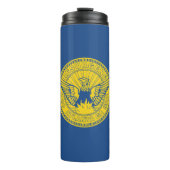 Flagge von Atlanta, Georgia Thermal Tumbler Thermosbecher (Vorderseite)