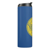 Flagge von Atlanta, Georgia Thermal Tumbler Thermosbecher (Nach links gedreht)
