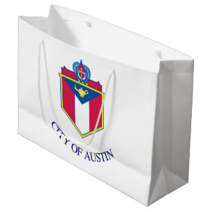 Flagge von Austin, Texas Große Geschenktüte
