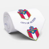 Flagge von Austin, Texas Krawatte (Gerollt)