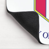 Flagge von Austin, Texas Mousepad (Ecke)