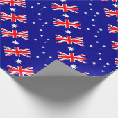 Flagge von Australien - australische Flagge Geschenkpapier (Ecke)