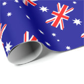 Flagge von Australien - australische Flagge Geschenkpapier (Rolleneckpunkt)