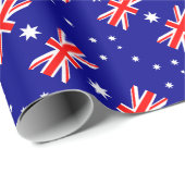 Flagge von Australien - australische Flagge Geschenkpapier (Rolleneckpunkt)