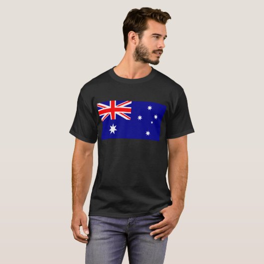 Flagge von Australien - australische Flagge T-Shirt (Vorne ganz)