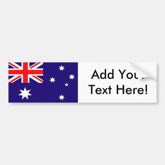 Flagge von Australien Autoaufkleber (Vorne)