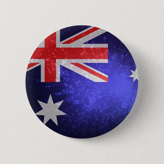 Flagge von Australien Button (Vorderseite)