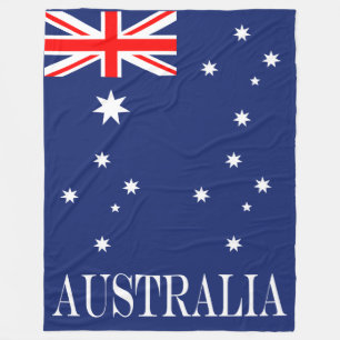 Flagge von Australien Fleecedecke