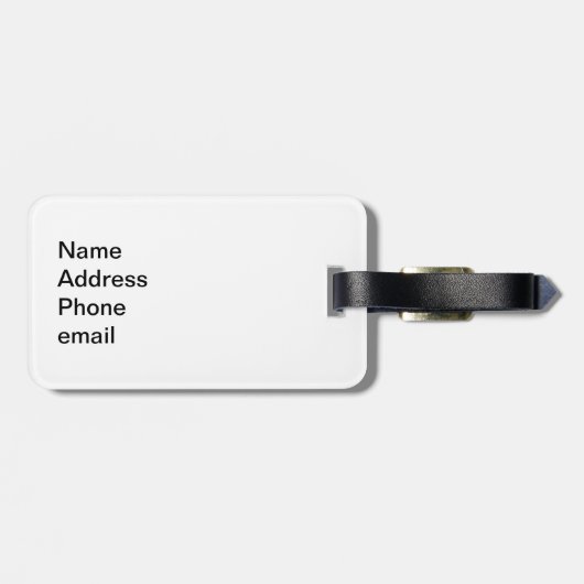 Flagge von Australien Gepäckanhänger (Rückseite horizontal)