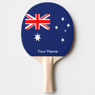 Flagge von Australien Tischtennis Schläger
