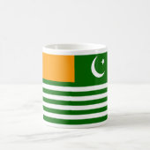 Flagge von Azad Kaschmir Kaffeetasse (Mittel)