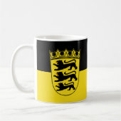 Flagge von Baden-Württemberg Kaffeetasse (Links)