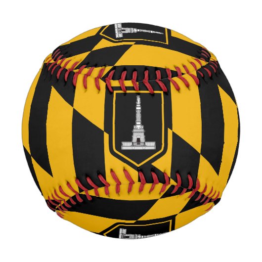Flagge von Baltimore, Maryland Baseball (Rückseite)