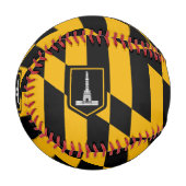 Flagge von Baltimore, Maryland Baseball (Vorderseite Links)