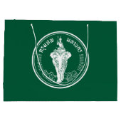Flagge von Bangkok, Thailand Große Geschenktasche Große Geschenktüte (Rückseite)