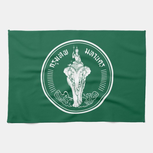 Flagge von Bangkok, Thailand Küchentücher (Horizontal)