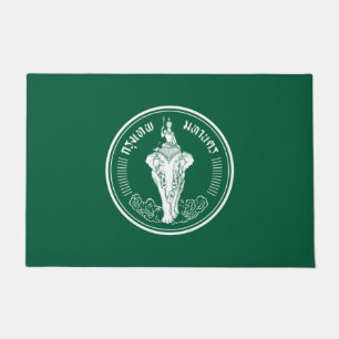 Flagge von Bangkok (thailändische Hauptstadt City) Fußmatte