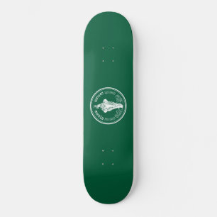 Flagge von Bangkok (thailändische Hauptstadt City) Skateboard