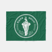 Flagge von Bangkok, thailändisches Fleece Blanket (Vorderseite (Horizontal))