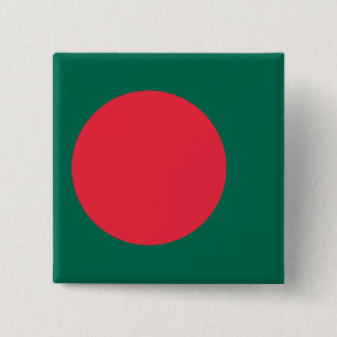 Flagge von Bangladesch Button