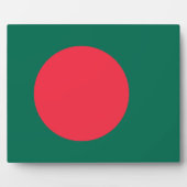 Flagge von Bangladesch Fotoplatte (Vorderseite)