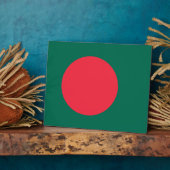 Flagge von Bangladesch Fotoplatte (Seite)