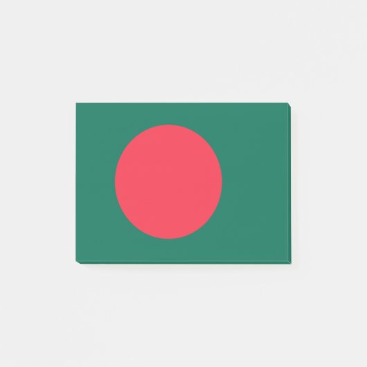 Flagge von Bangladesch - Post-it®-Hinweise Post-it Klebezettel (Vorderseite)