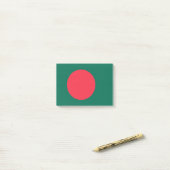 Flagge von Bangladesch - Post-it®-Hinweise Post-it Klebezettel (Auf Schreibtisch)