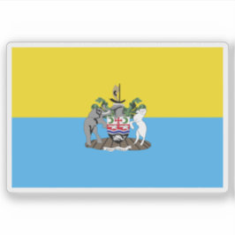 Flagge von Banjul, Republik Gambia Aufkleber