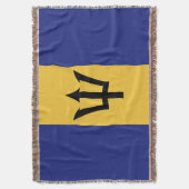 Flagge von Barbados Decke (Vorderseite Vertikal)