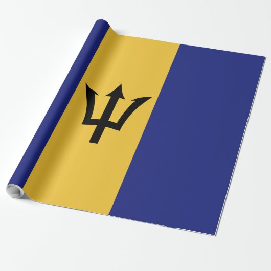 Flagge von Barbados Geschenkpapier (Ungerollt)