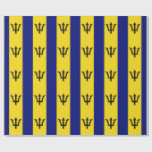 Flagge von Barbados Geschenkpapier (Flach)