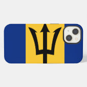 Flagge von Barbados iPhone Hülle (Rückseite (Horizontal))