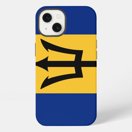 Flagge von Barbados iPhone Hülle (Rückseite)