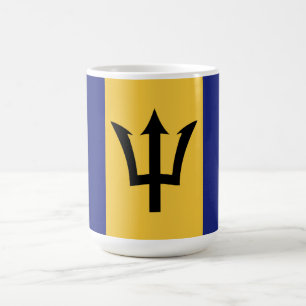 Flagge von Barbados Kaffeetasse
