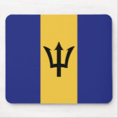 Flagge von Barbados Mousepad (Vorne)