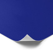 Flagge von Barbados Poster (Ecke)